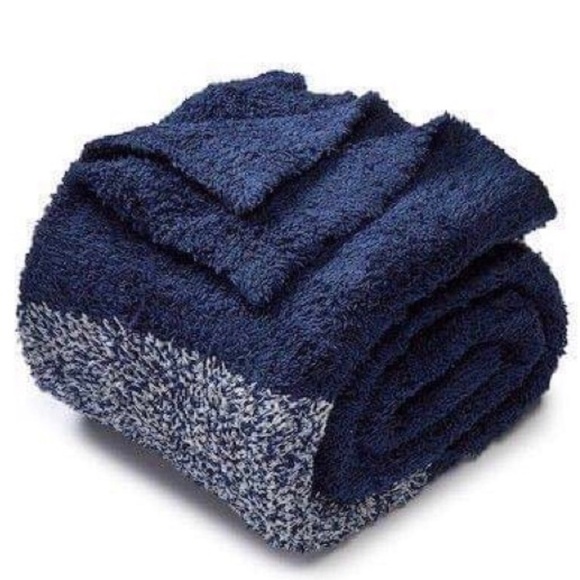 Barefoot Dreams Bedding Barefoot Dreams Cozy Chic Throw Marinewhite